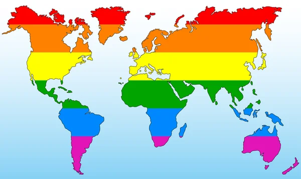 Mundo gay — Archivo Imágenes Vectoriales
