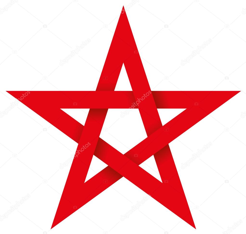 Deux symboles qui éveillent la faculté de visualiser Depositphotos_53556031-stock-illustration-red-pentagram-3d