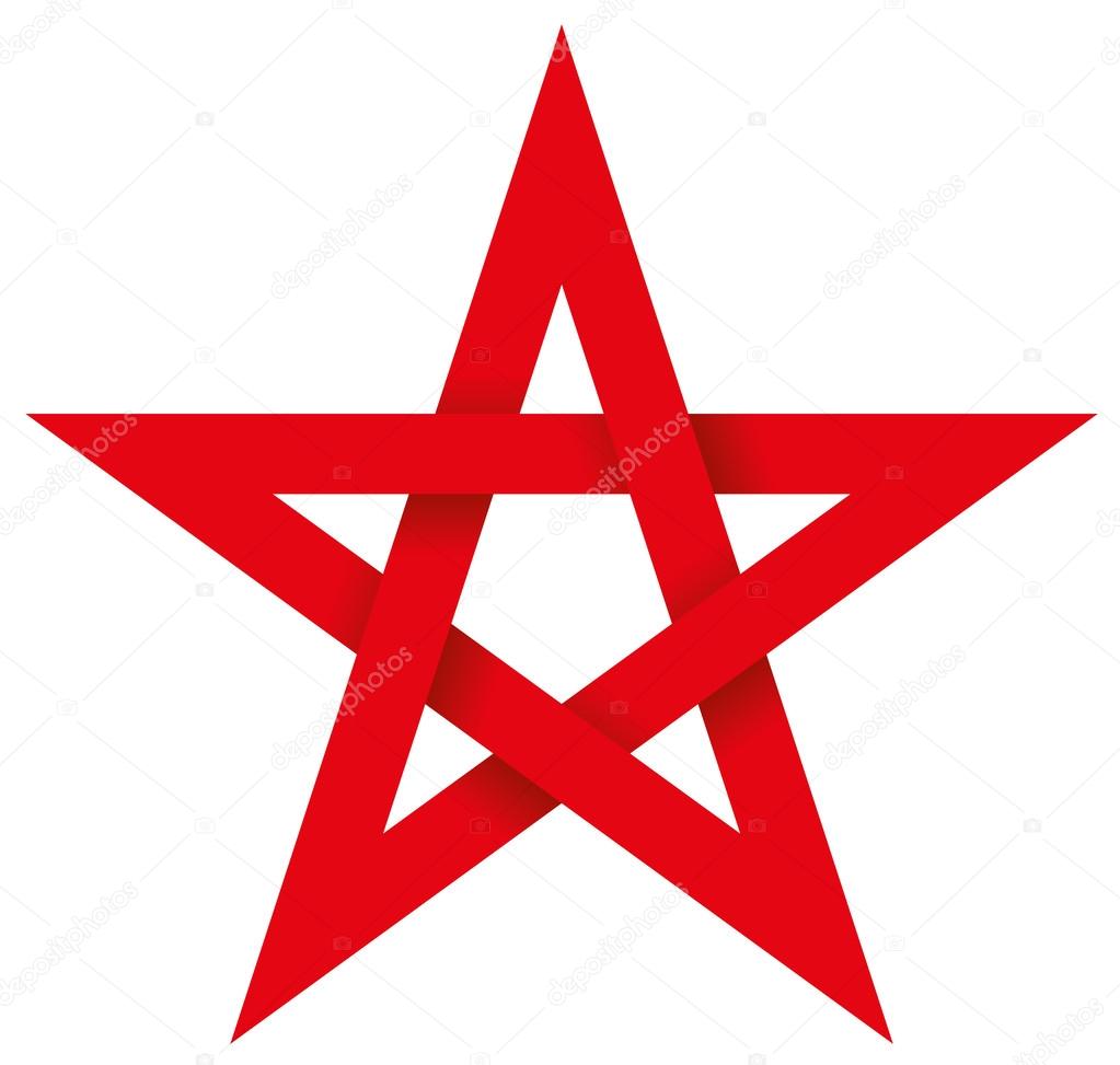 Red Pentagram 3D