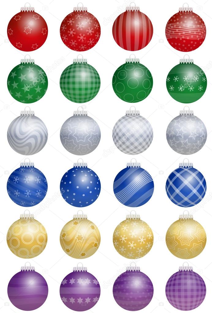Christmas Tree Balls Colorful