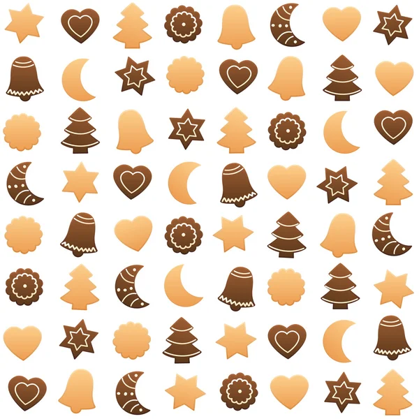 Christmas Cookies assortiment — Stockvector