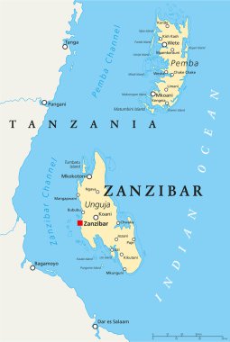 Zanzibar siyasi harita