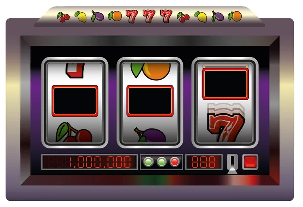 Slot Machine Blank — Stock Vector