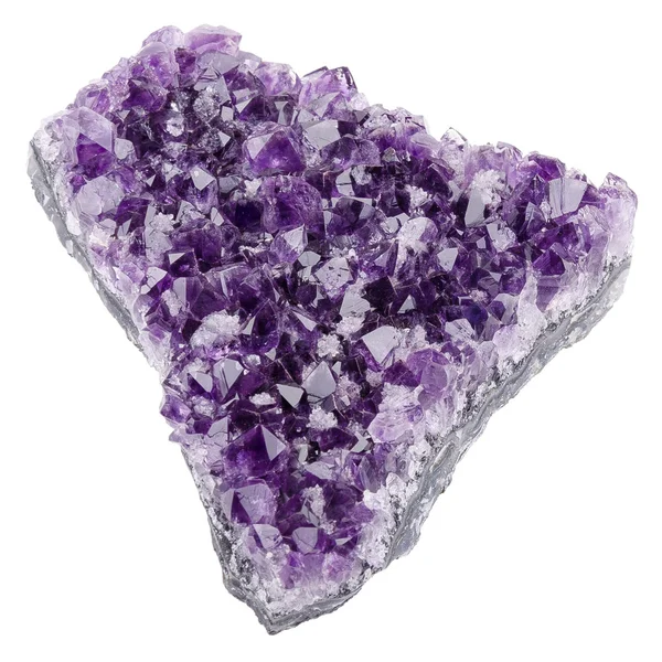 Amethyst on White Background — Stock Photo, Image