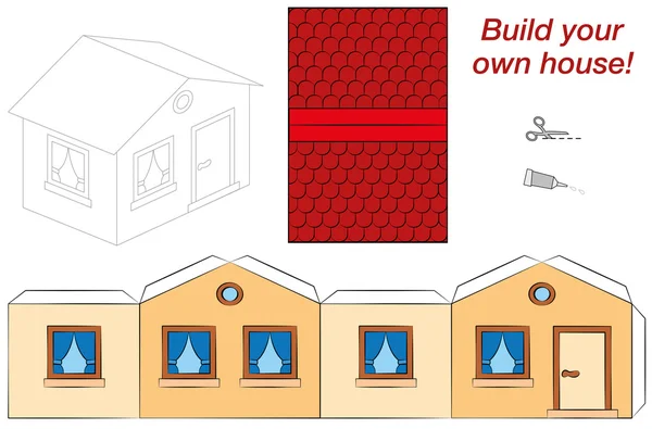 55 Cut glue house Stock Illustrations | Depositphotos®