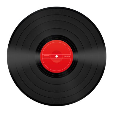 Record Vinyl Blank clipart