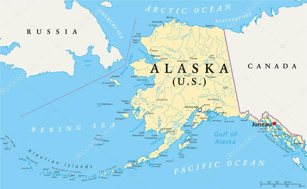 Alaska Political Map