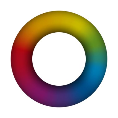 Torus yüzük gökkuşağı renkleri