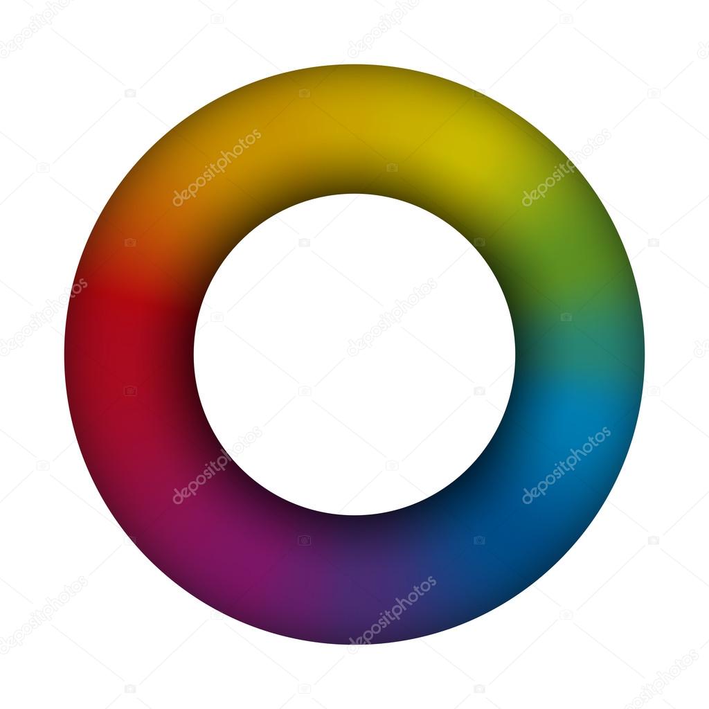 Torus Ring Rainbow Colors