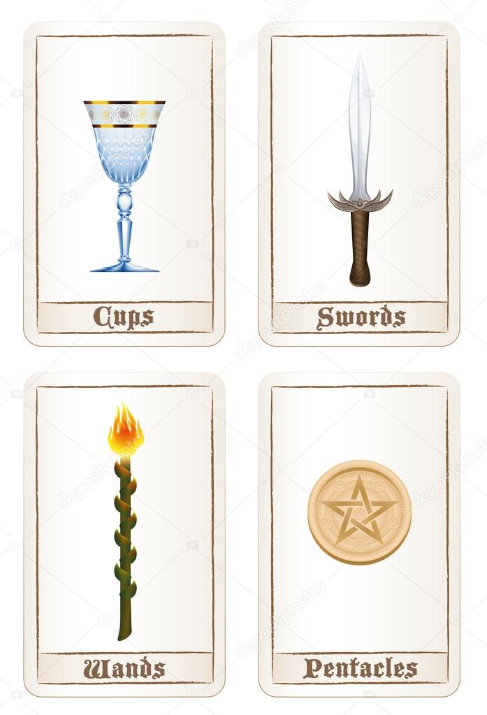 Tarot Pentacles Swords Wands Cups