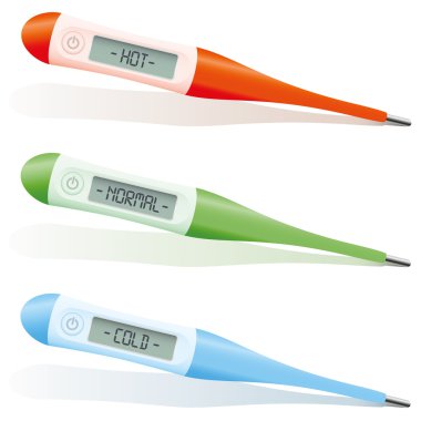 Sıcak Normal soğuk termometre