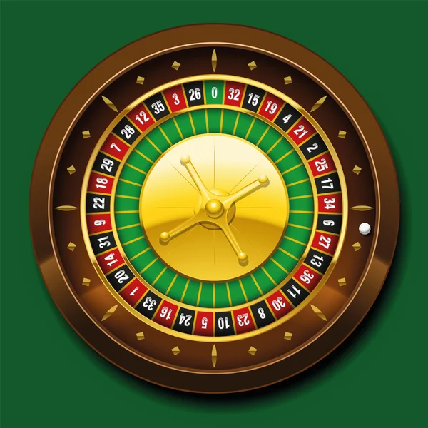 Ruota della roulette Sequenza di numeri francesi — Vettoriale Stock