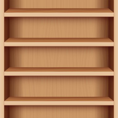 Book Case Wooden Seamless Endless