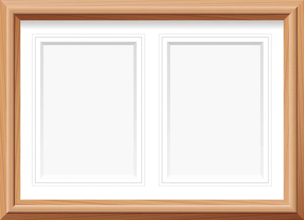 Cuadro marco dos en uno — Archivo Imágenes Vectoriales