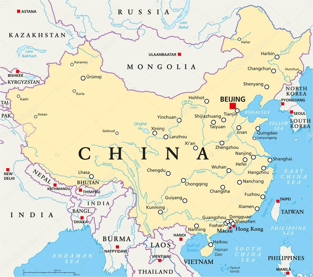 China Political Map