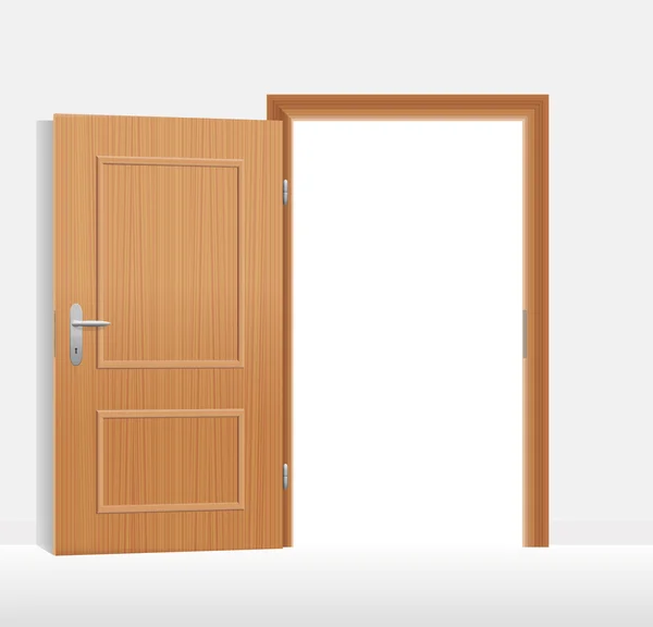 Öppen dörr — Stock vektor