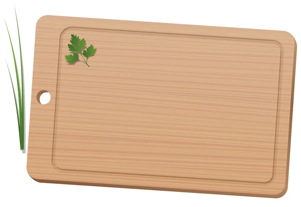 Cutting Board houten textuur — Stockvector