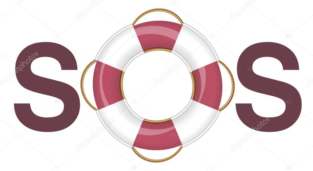 SOS Lifebuoy Life Saver Ring