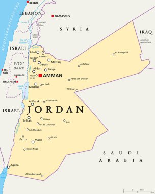 Jordan siyasi harita