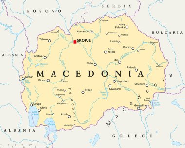 Makedonya siyasi harita