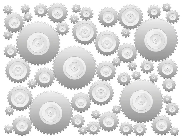 Cogs Gear Wheels — Stock Vector