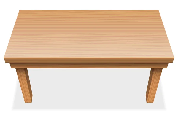 Mesa larga Textura de madera — Vector de stock