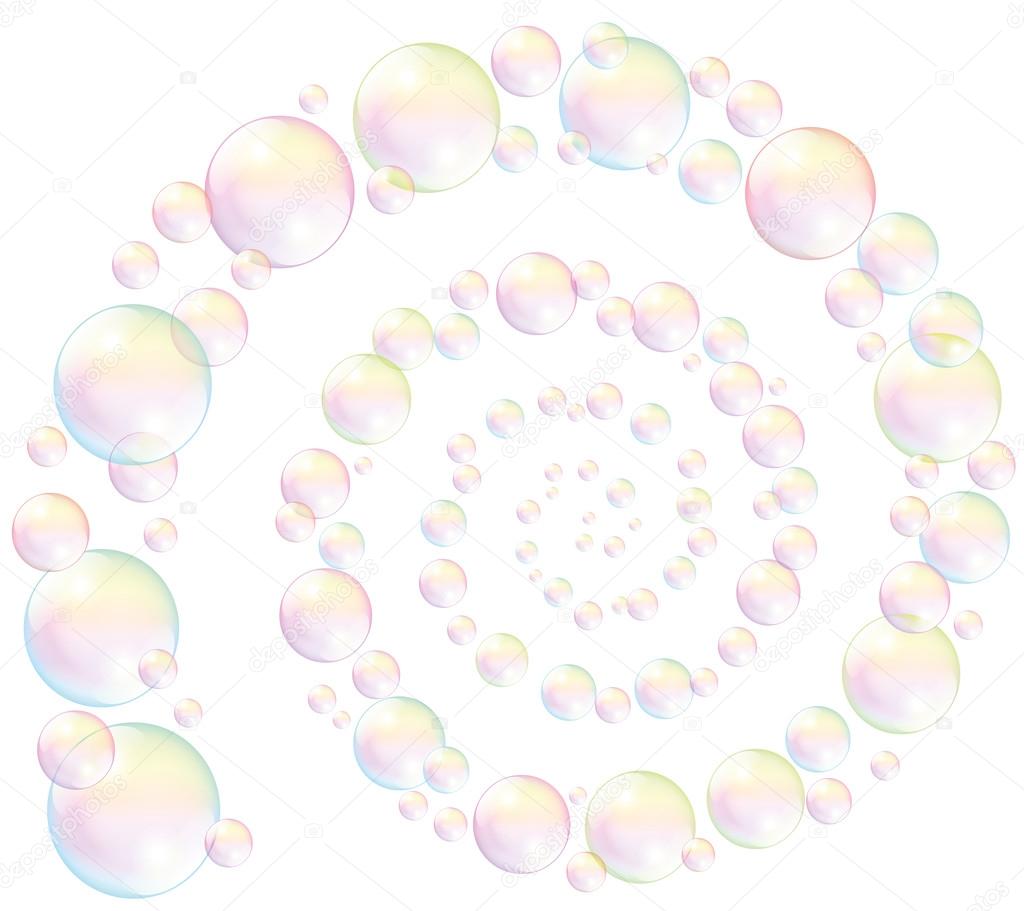 Soap Bubbles Spiral