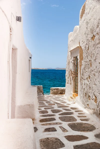 ミコノス島、ギリシャの伝統的なギリシャ語の家 — ストック写真