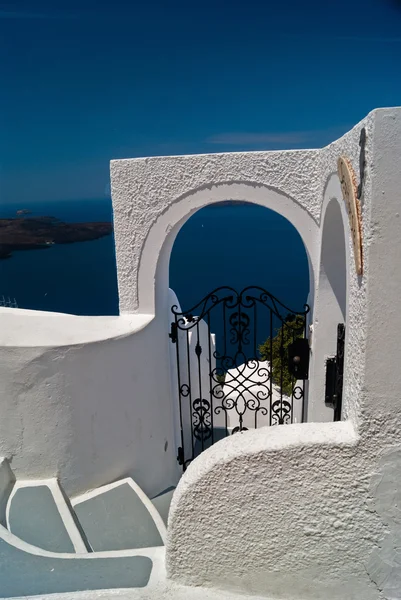 Architectuur op santorini eiland, Griekenland — Stockfoto