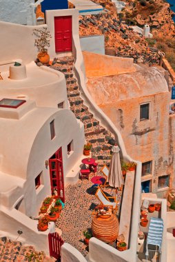santorini Island, Yunanistan mimarisi