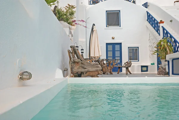 Architettura sull'isola di Santorini, Grecia — Foto Stock