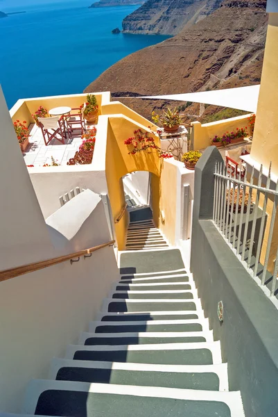 Architektura na wyspie santorini, Grecja — Zdjęcie stockowe