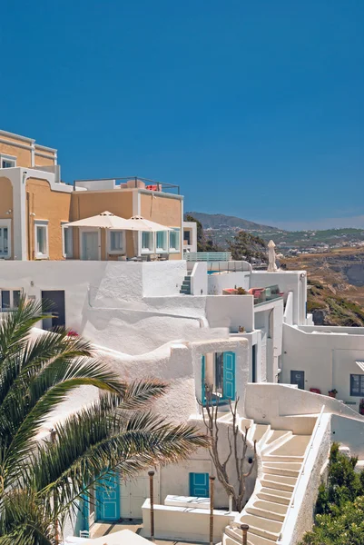 Arquitectura en la isla de Santorini, Grecia — Foto de Stock