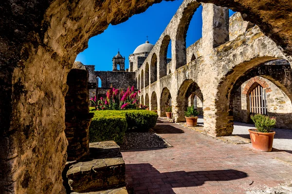 The Historic Old West Spanish Mission San Jose, National Park. — Stock Photo, Image