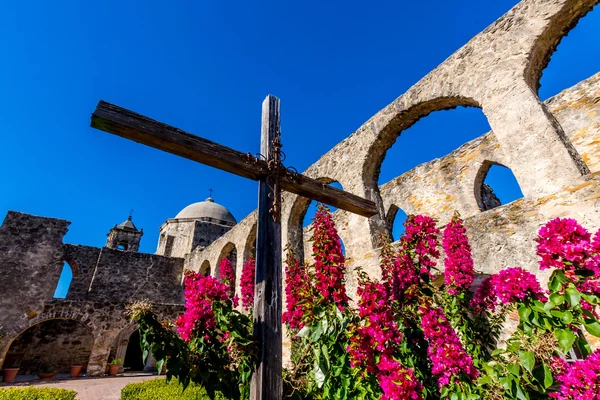 The Historic Old West Spanish Mission San Jose, National Park. — Stock Photo, Image