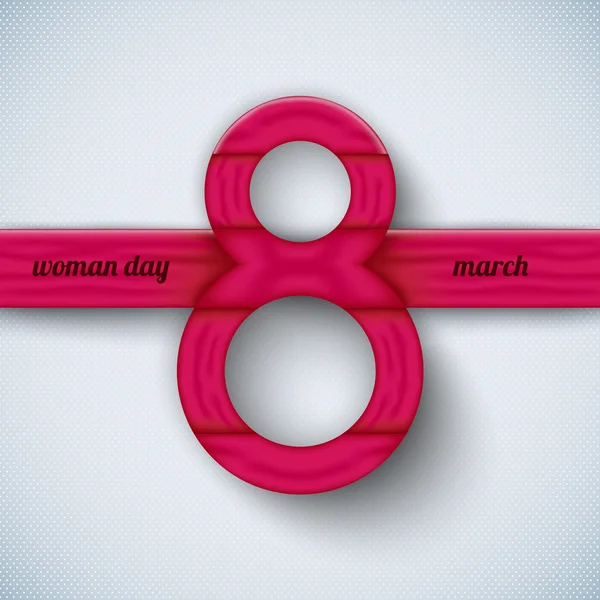 Happy Women's Day elementi vettoriali per web, stampa, rivista, volantino, brochure, media, visualizzazione dei dati, volantino, poster e pubblicità con testo 8 marzo — Vettoriale Stock