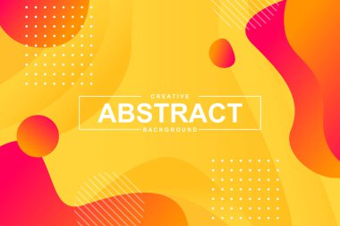 Dinamik sıvı şekilli soyut tasarım. İniş sayfası, web afişi, duvar kağıdı için renkli akışkan bir arka plan. Eğimlerle parlak bileşim, başlık vektörü Illustration ile dalgalı desen.