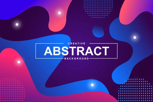 Diseño abstracto con formas líquidas dinámicas. Fondo de estilo fluido colorido para landing page, banner web, fondo de pantalla. Composición brillante con gradientes, patrón ondulado con vector de cabecera Ilustración. — Archivo Imágenes Vectoriales