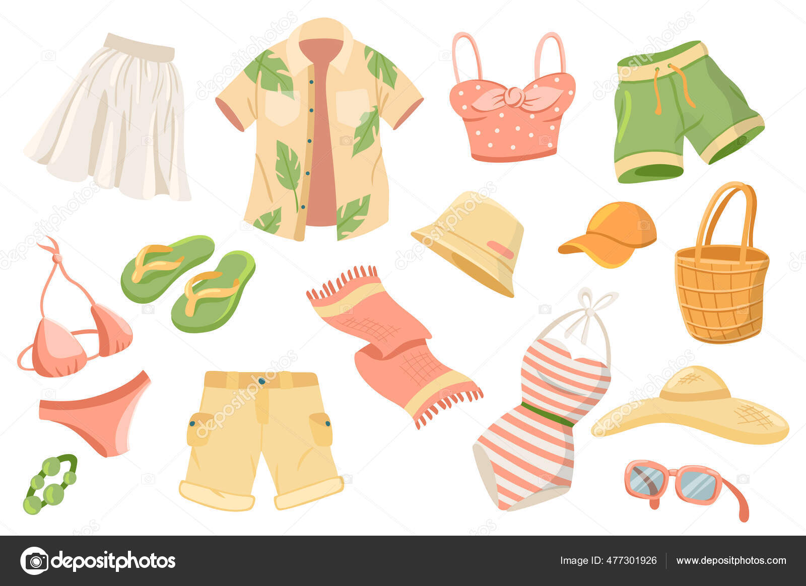 https://st2.depositphotos.com/2466369/47730/v/1600/depositphotos_477301926-stock-illustration-summer-clothing-cute-stickers-isolated.jpg