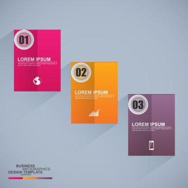 infographics vektör tasarım şablonu