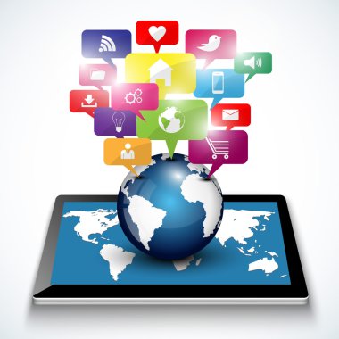 Sosyal ağ vektör kavramı