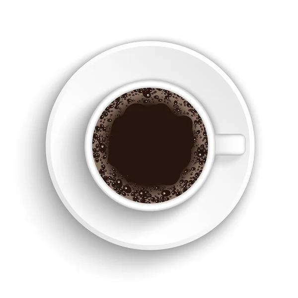 Vecteur de tasse à café réaliste — Image vectorielle