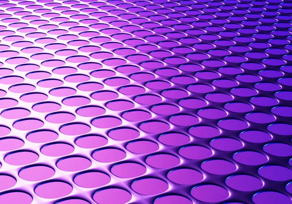 Neon pink background pattern. Pink pattern with same type of round elements. Background texture on an abstract theme. Plain 3D wallpaper. Texture with many large holes.