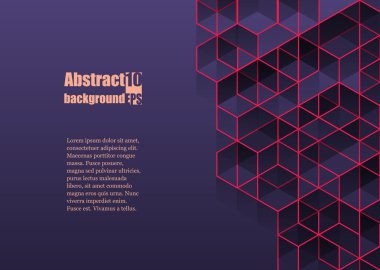 Geometrik desenli soyut arkaplan.