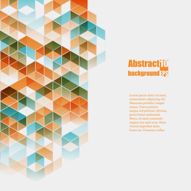 Geometrik desenli soyut arkaplan.