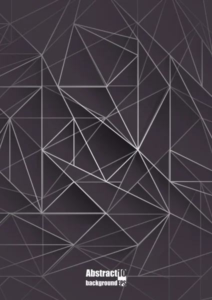 Abstrakt bakgrund med geometriskt mönster. — Stock vektor
