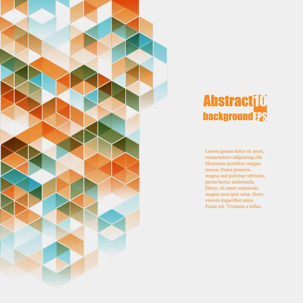 幾何学模様の抽象的な背景. — ストックベクタ