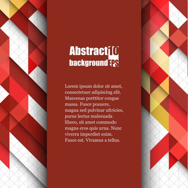 Modello di brochure con sfondo astratto . — Vettoriale Stock