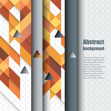 arka plan ile broşür şablonu.