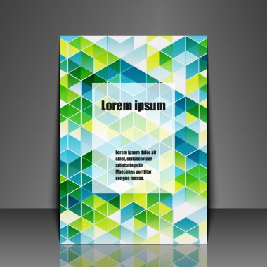 Grafik illüstrasyon. Geometrik desenli arka plan.